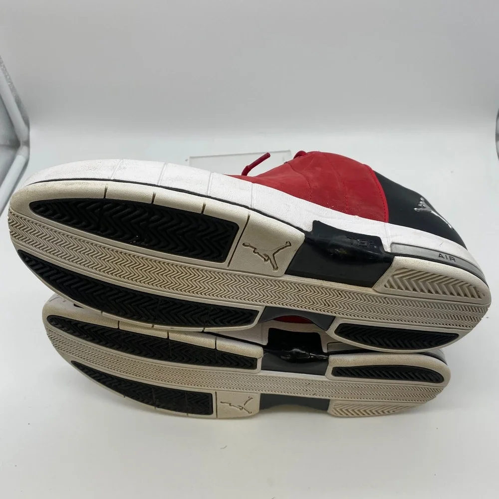 Nike Jordan Team Elite 2 Low Mens 12 Red Black Basketball Shoes AO1696-600